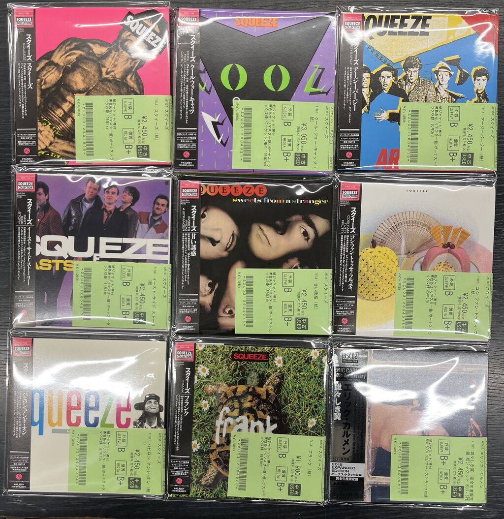 10/11(土)ROCK、プログレ、日本のPOPS紙ジャケCDが約150枚入荷