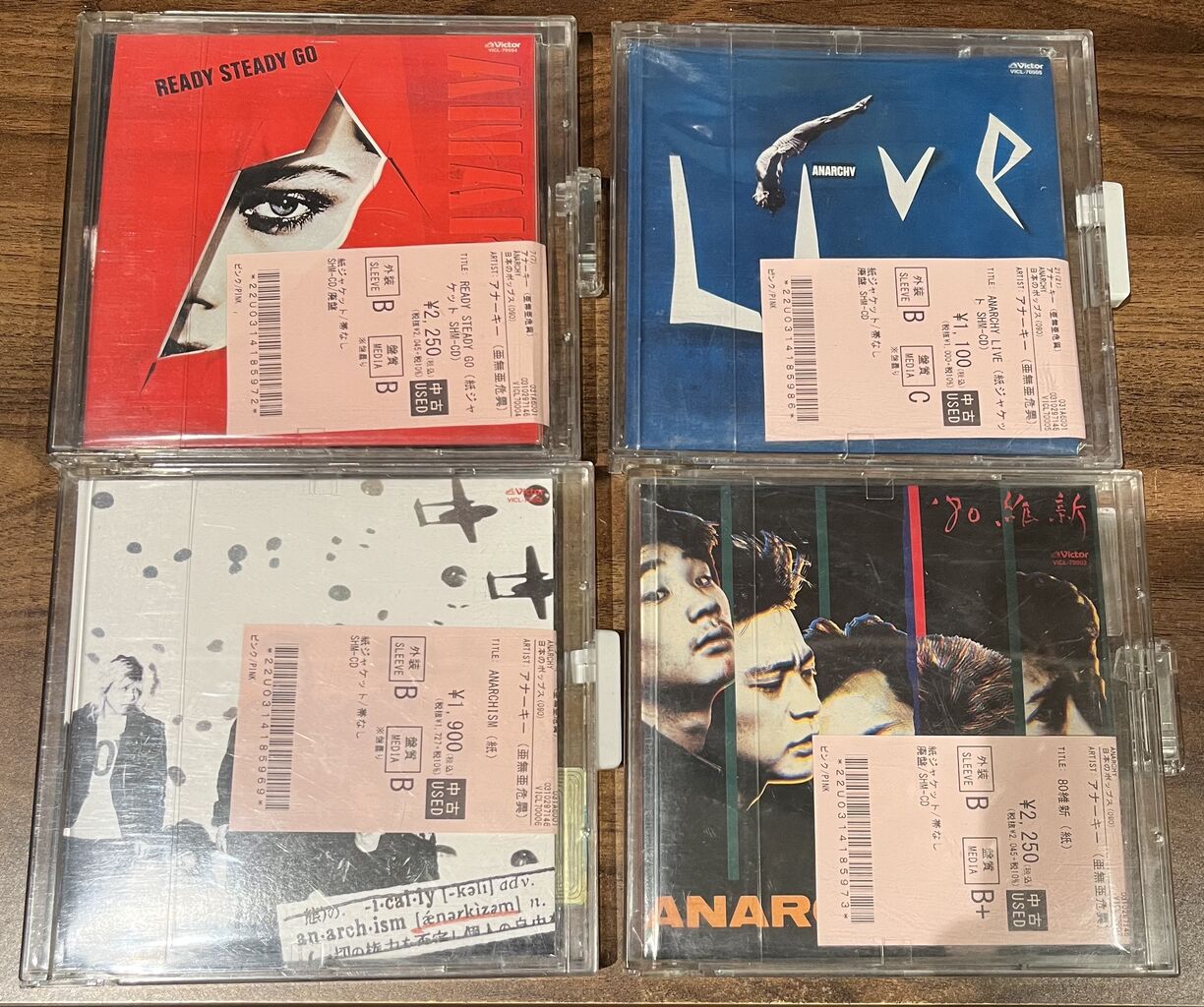 1/4(日)スターリン、THE COMES、アナーキーなど日本人PUNKの中古CDが
