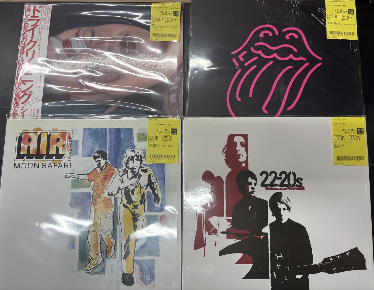2/24(火)ロック中古レコード入荷情報 大量に店頭出ししています