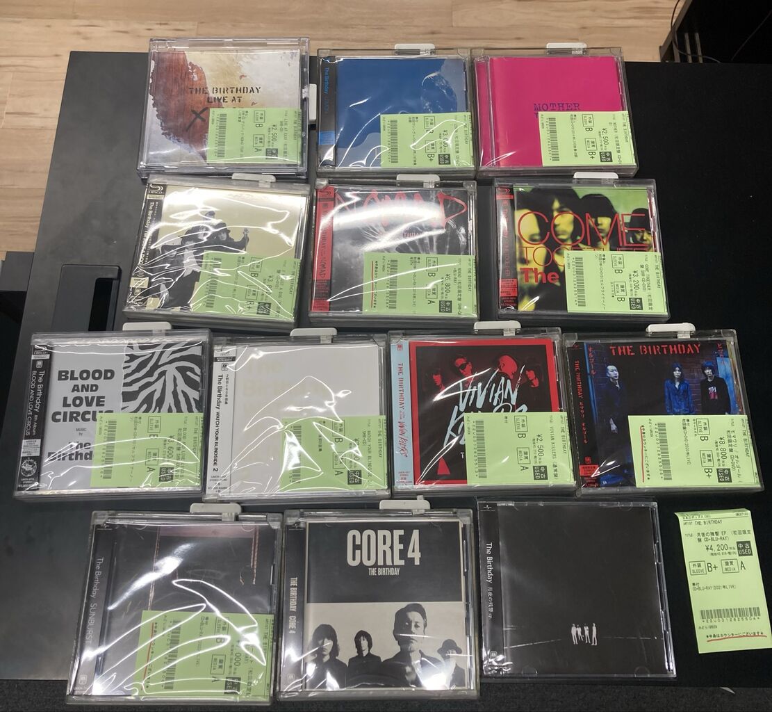 The Birthday 初回盤CDやDVD,BOXセットなどが一斉入荷