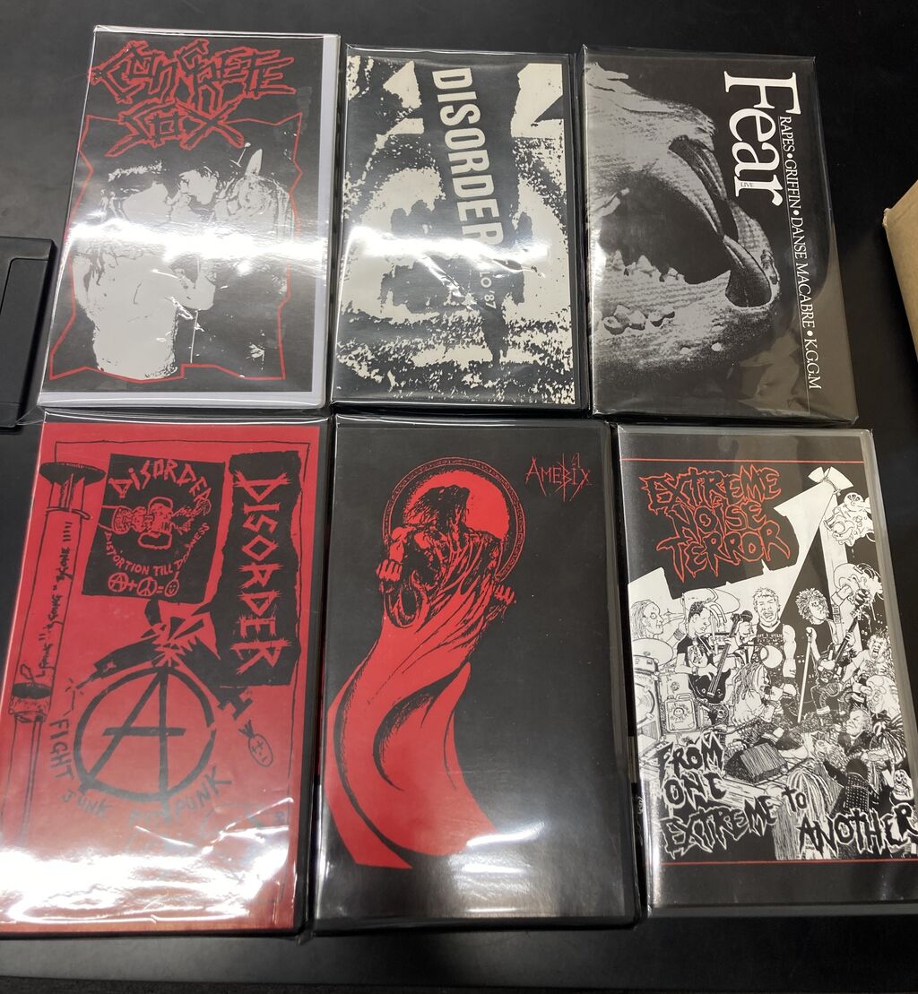 4/23(木)PUNK VHSが入荷しました！CHAOS U.K、DISORDER、赤痢、AMEBIX