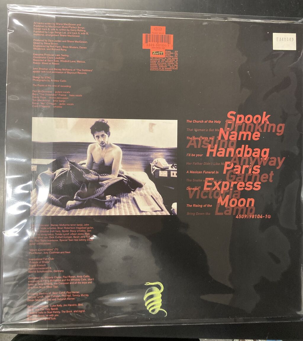 限定 ザ・ポーグス シェイン ポープス The Snake レコード 限定 ザ・ポーグス シェイン ポープス The Snake レコード 限定 ザ