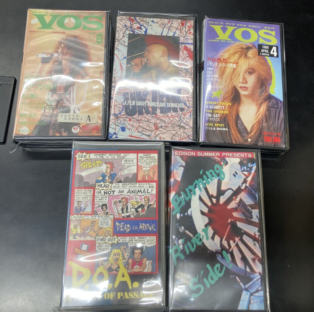 4/23(木)PUNK VHSが入荷しました！CHAOS U.K、DISORDER、赤痢、AMEBIX