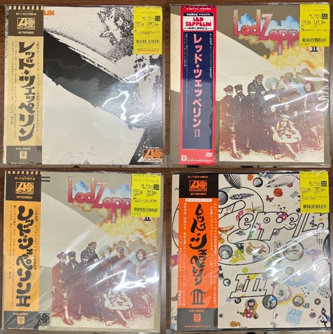 新着中古】LED ZEPPELINの国内盤レコードがまとめて入荷しました