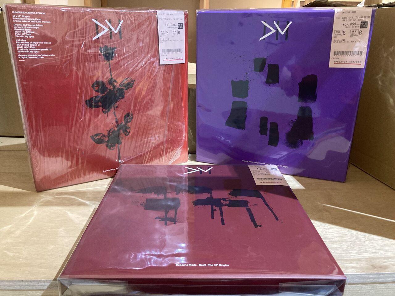 6/5(金) 【DEPECHE MODE大放出！】DEPECHE MODEの希少LP BOXや重量盤LP