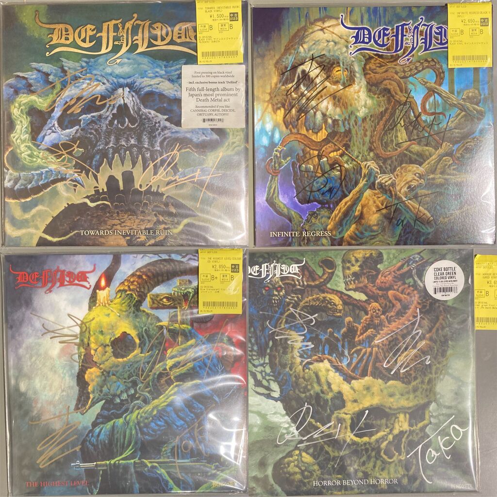 2/7(土）【中古新入荷情報】 CANNIBAL CORPSE/OBITUARY/DEFILED等の