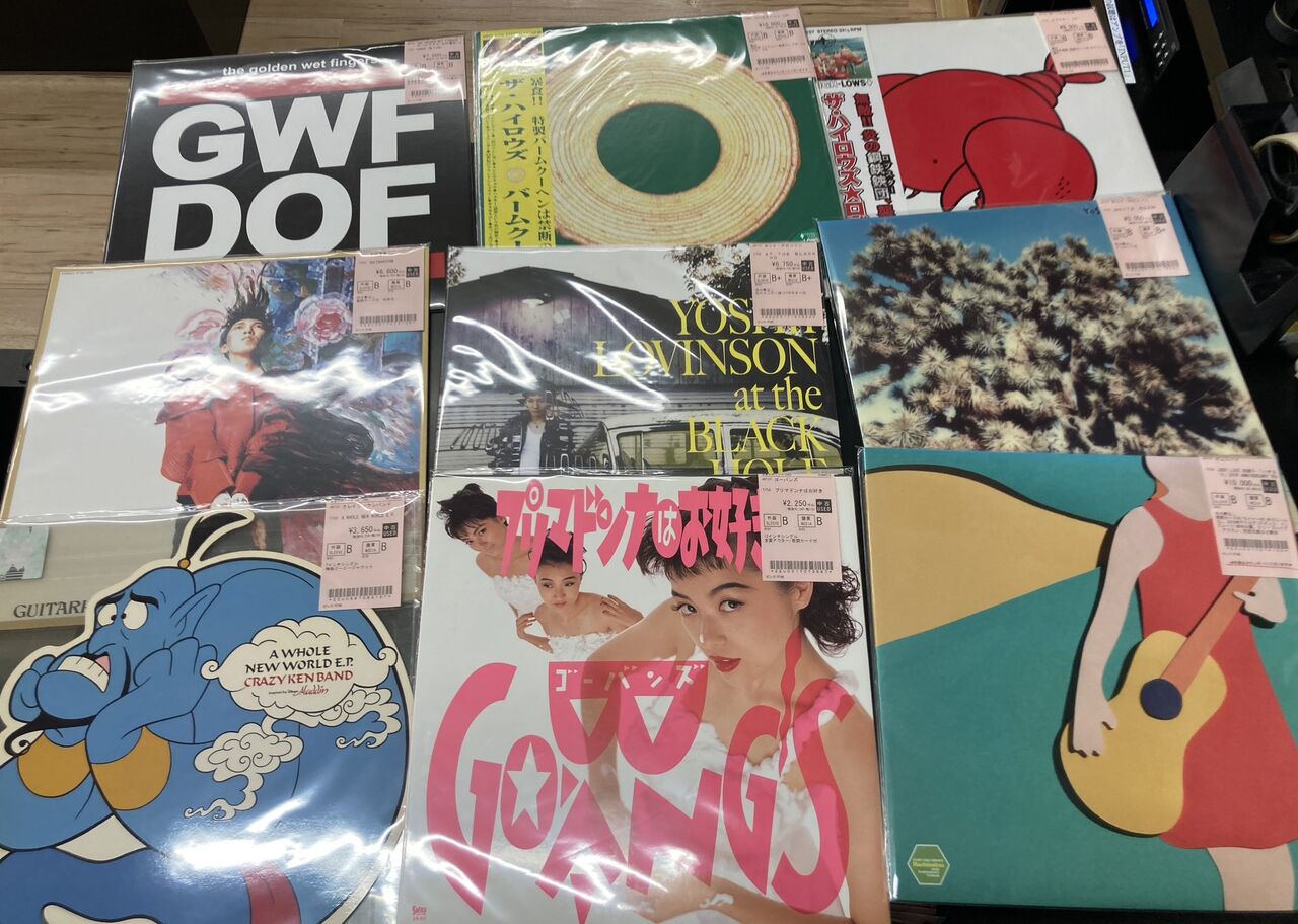6/8(火)日本のロックポップス 中古レコード新着品リスト！！ハイロウズ