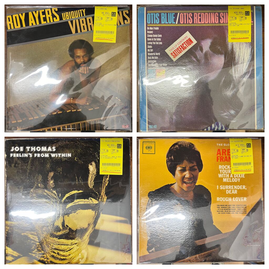 新着中古】SOUL/RARE GROOVEオリジナル盤を約20点店頭展示いたし