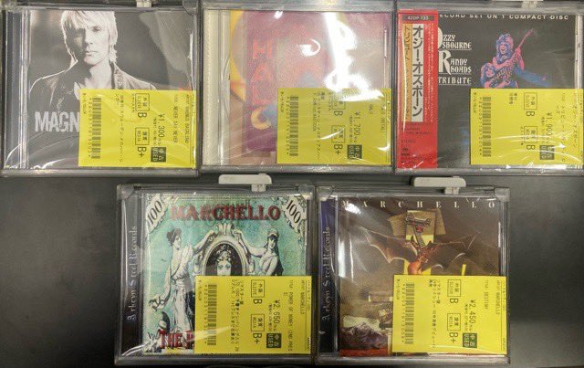 9/2(火)【中古新入荷情報】キッス旧規格CDを中心にメタル中古CD多数