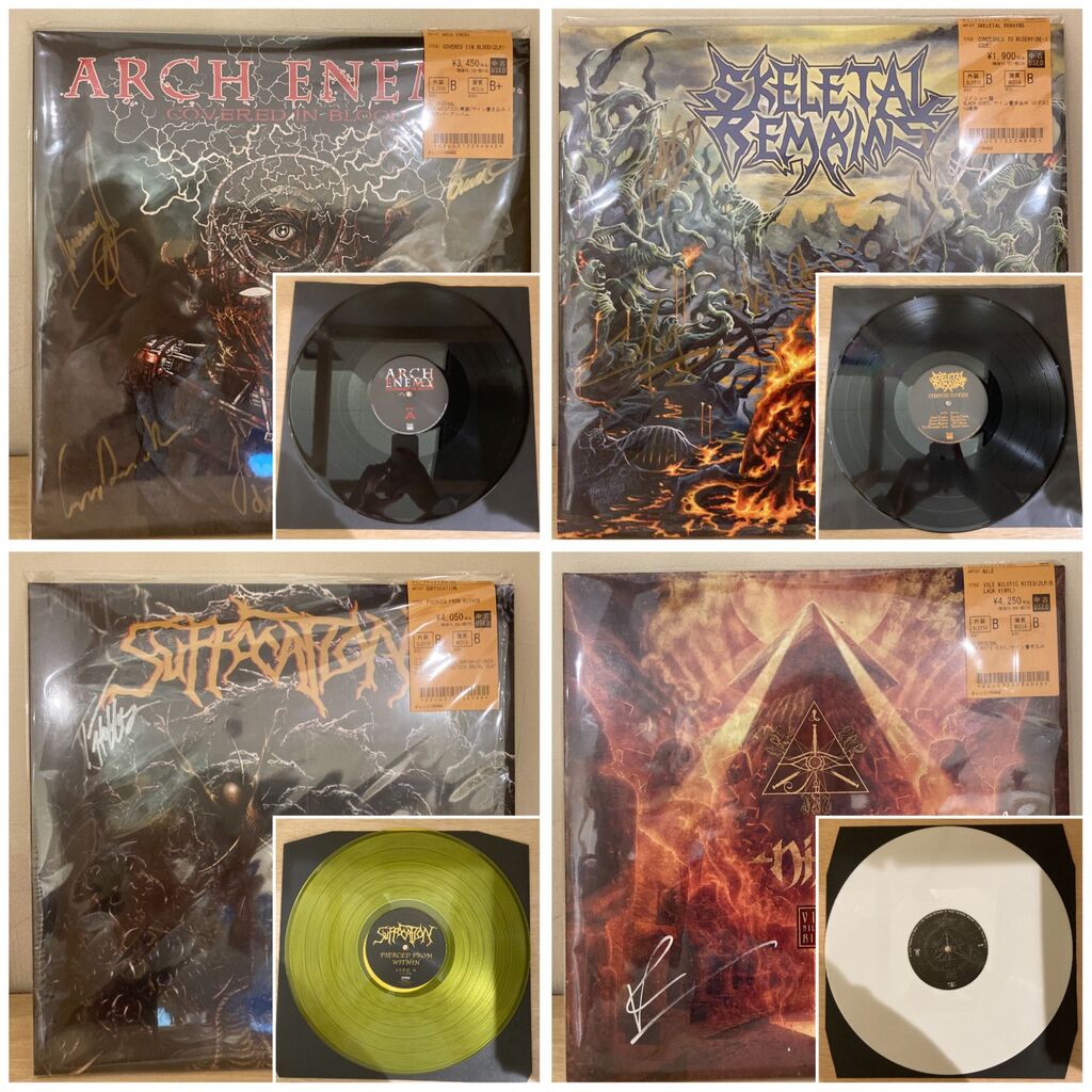 ヘビィメタル 国内盤5枚セット デスメタル ブラックメタル メロデス 11/16(日) 【中古新入荷情報】デスメタル/ブラックメタル/ハードロック
