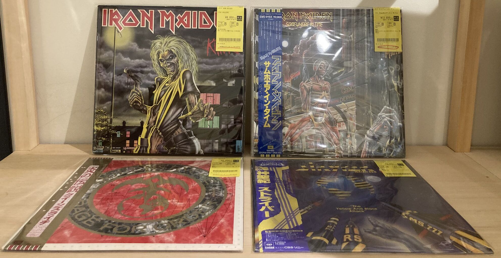 10/1(水) 【中古新入荷情報】 アイアンメイデン、ラットなどのUS、UKの