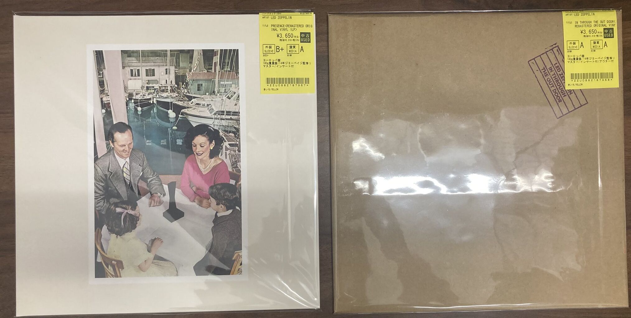 9/18(木) 【中古新入荷情報】LEDZEPPELINのリマスター盤が入荷いたし