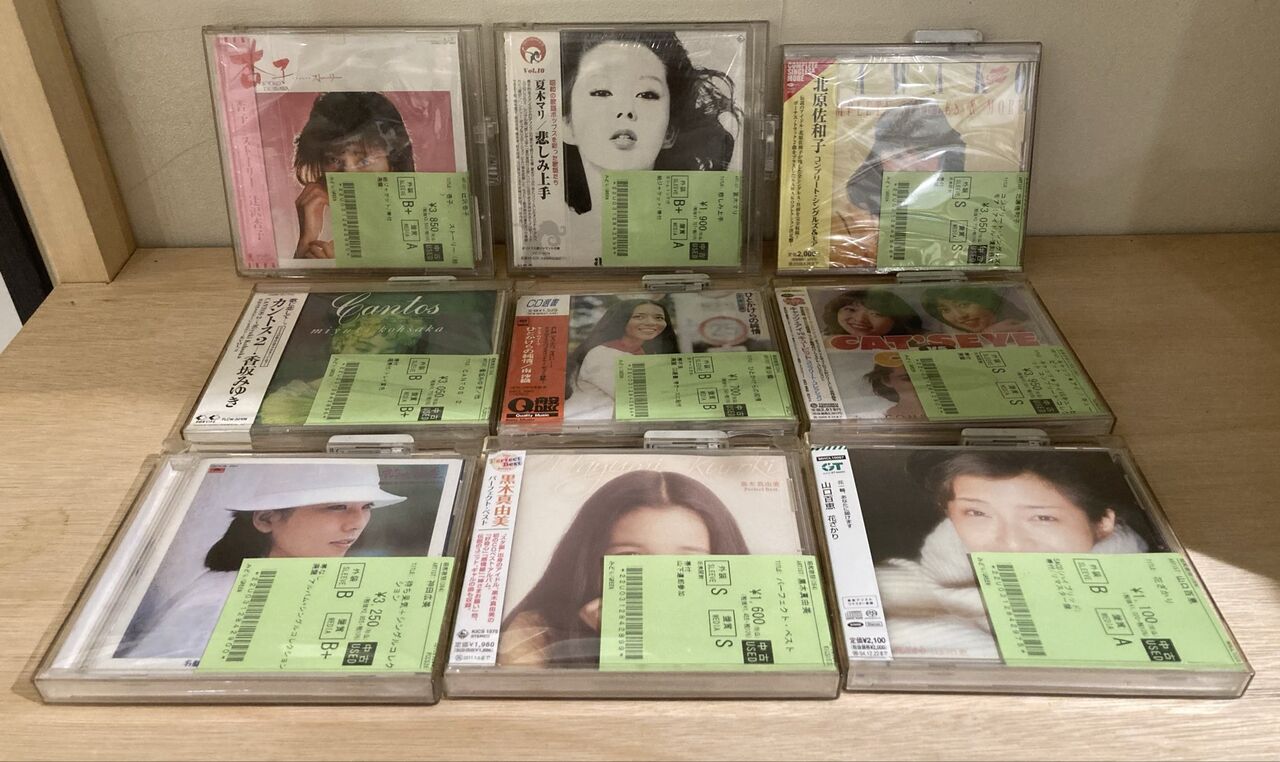 10/25(土) 【中古新入荷情報】昭和歌謡/インディース/ポップス等