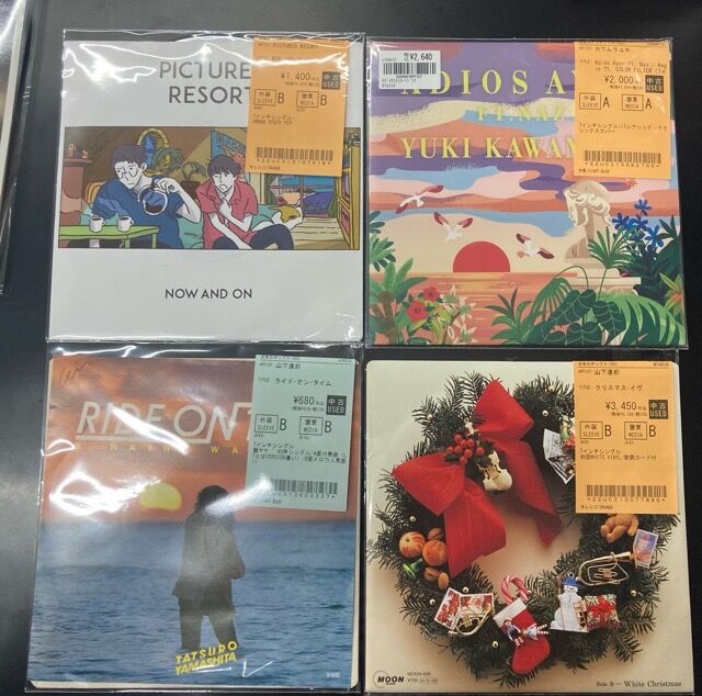 12/1(月)日本のロックポップスレコード/7inch 中古品リスト