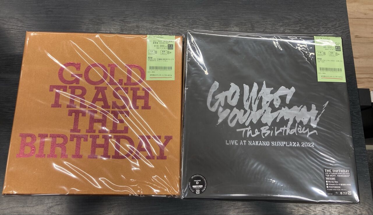 The Birthday 初回盤CDやDVD,BOXセットなどが一斉入荷