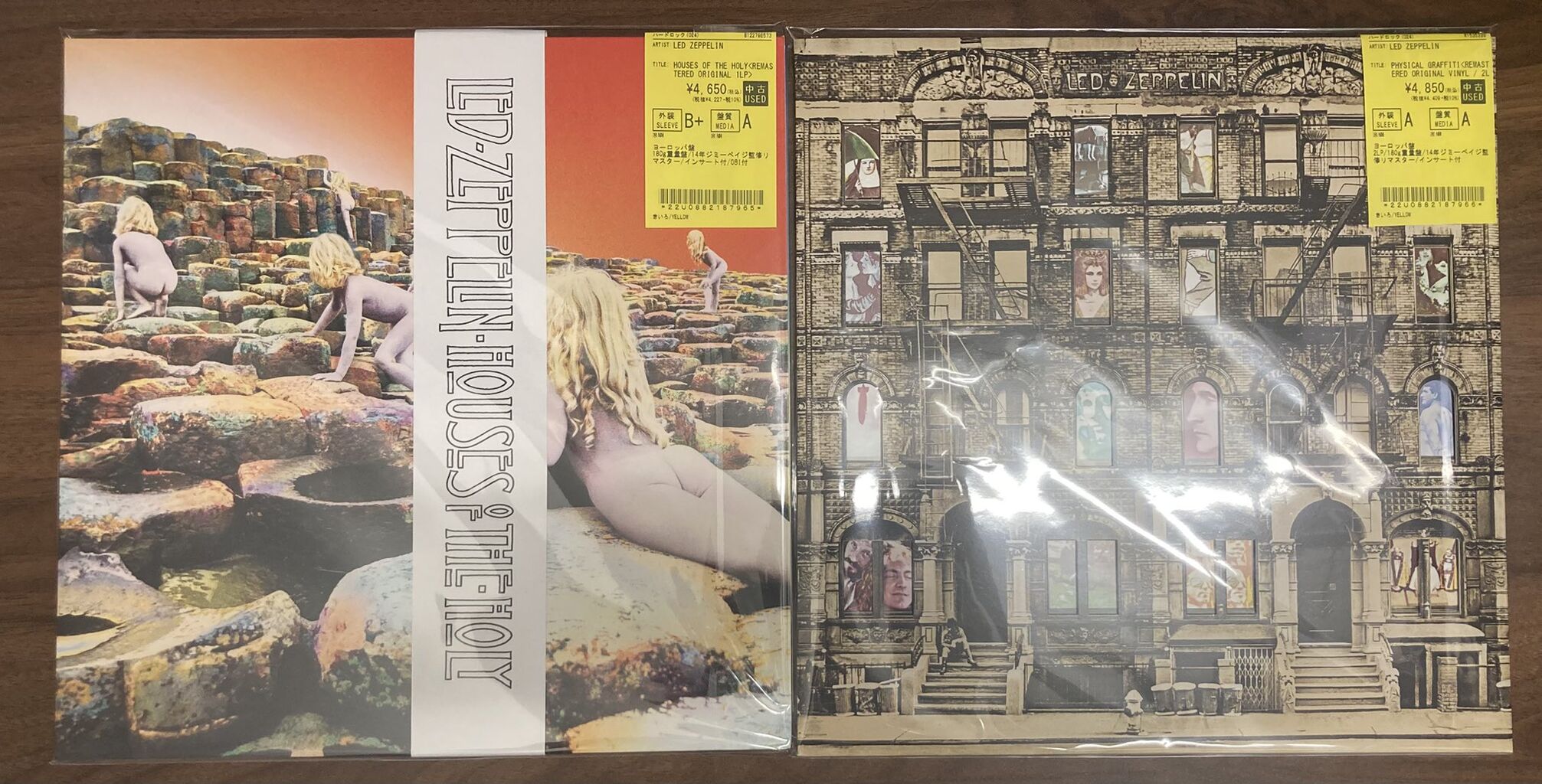9/18(木) 【中古新入荷情報】LEDZEPPELINのリマスター盤が入荷いたし