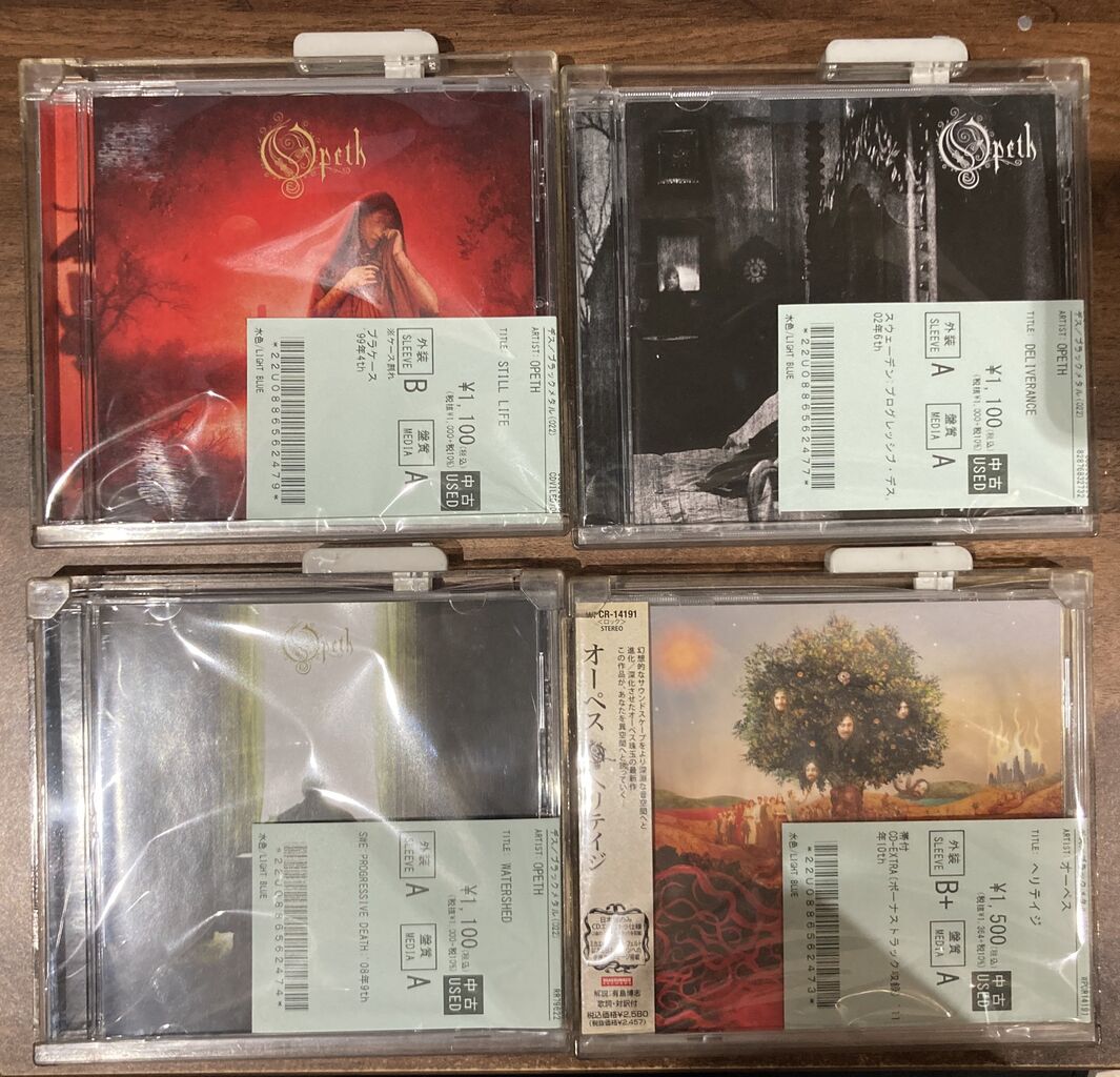 5/13(水) 【中古新入荷情報】ハードロック＆ヘヴィメタル/スラッシュ