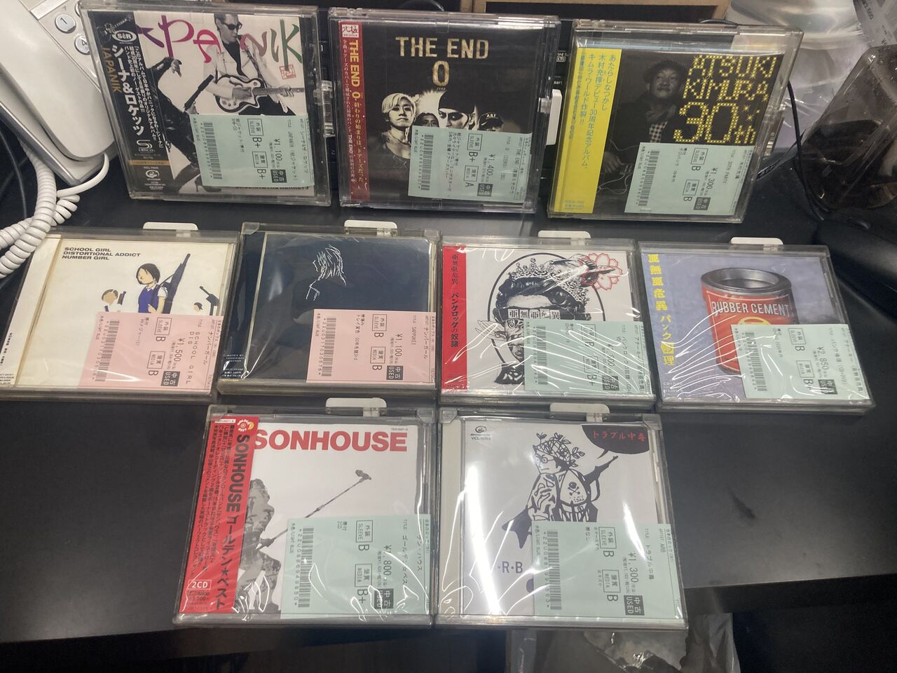6/4(木)日本のロックポップス中古CD新入荷リスト！イカ天コンピ、割礼
