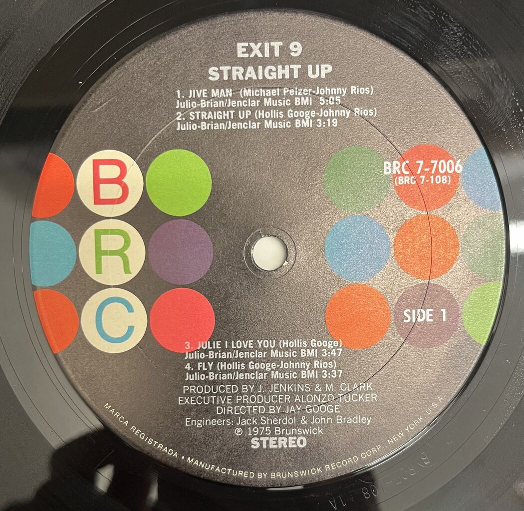 LP】EXIT 9 / STRAIGHT UP ファンク・レアグルーヴ名盤 名盤