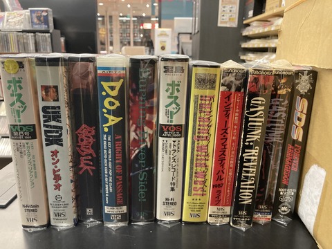 4/23(木)PUNK VHSが入荷しました！CHAOS U.K、DISORDER、赤痢、AMEBIX