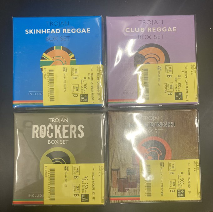 9/18(木) 【REGGAE中古CD新入荷情報】TROJAN BOX SETまとめて