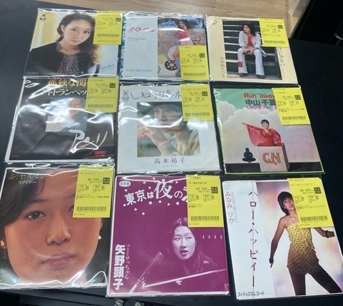 9/27(土)日本のポップス 歌謡グルーヴ中心に7インチが入荷です！！中山
