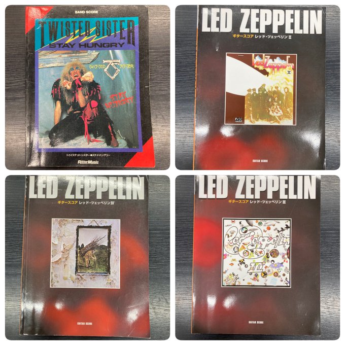 稀少】LED ZEPPELIN バンドスコア 他 バンドスコア☆カヴァー 稀少】LED ZEPPELIN バンドスコア 他 バンドスコア☆カヴァー