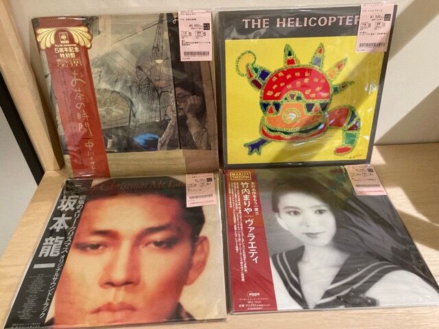 8/18(月)日本のロックポップス！！！今月新着中古レコード紹介です