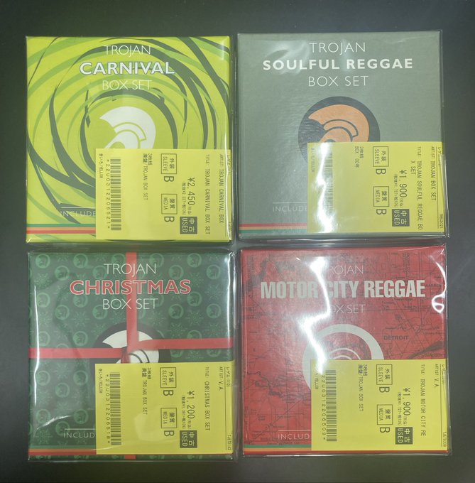 9/18(木) 【REGGAE中古CD新入荷情報】TROJAN BOX SETまとめて