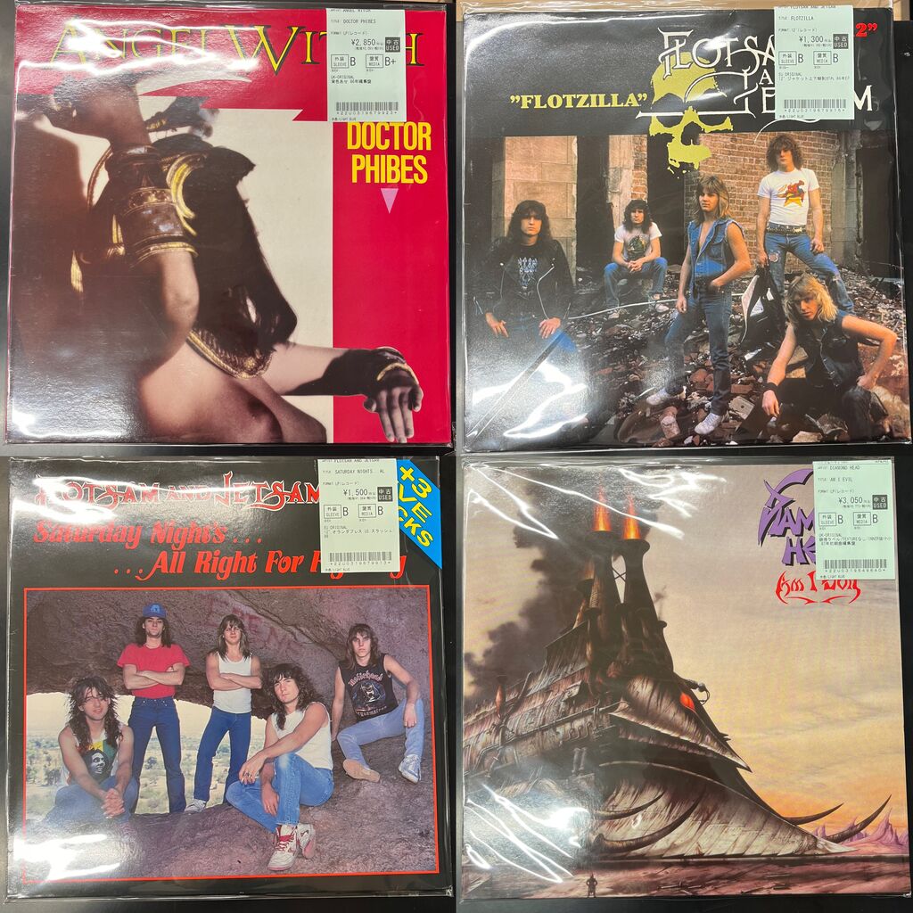 IRON MAIDEN☆RUSH等☆ハードロック☆メタル☆『80枚セット』☆ 10/20(火)【メタル新入荷】HARD ROCK/HEAVY METAL中古レコード70点放出
