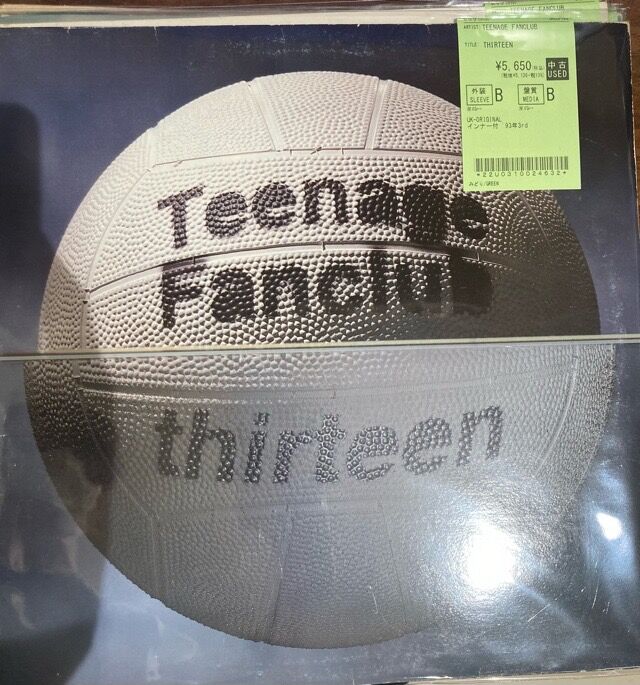 5/11(日) TEENAGEFANCLUB 中古レコードまとまって入荷しました
