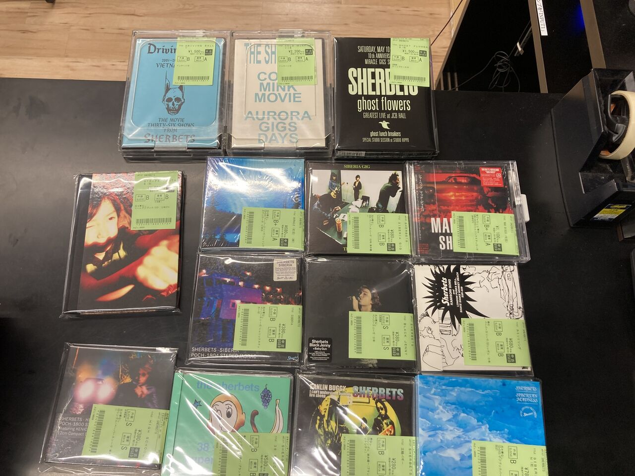 9/4(金)ブランキー！SHERBETS！JUDE！ベンジー関連のCD/DVDが一挙入荷