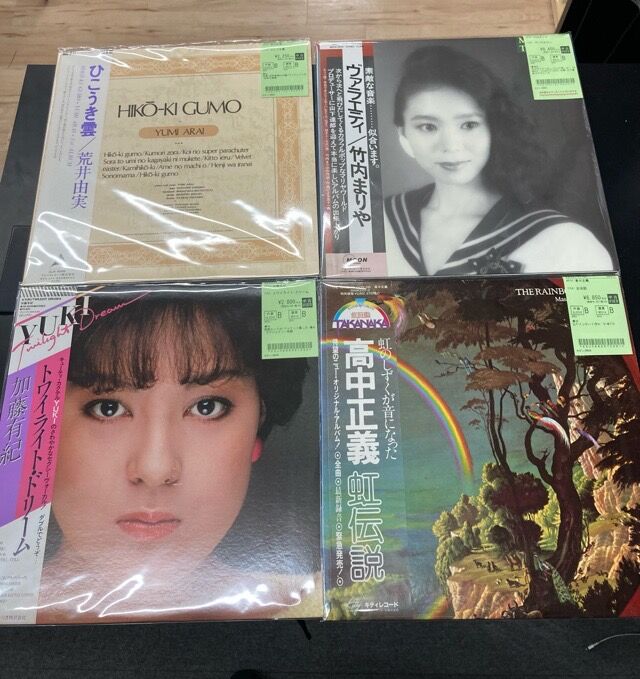 美品‼️ＬＰレコード／８０年代ロック＆ポップス名盤集 10/16(木)日本のロックポップス中古レコード入荷情報