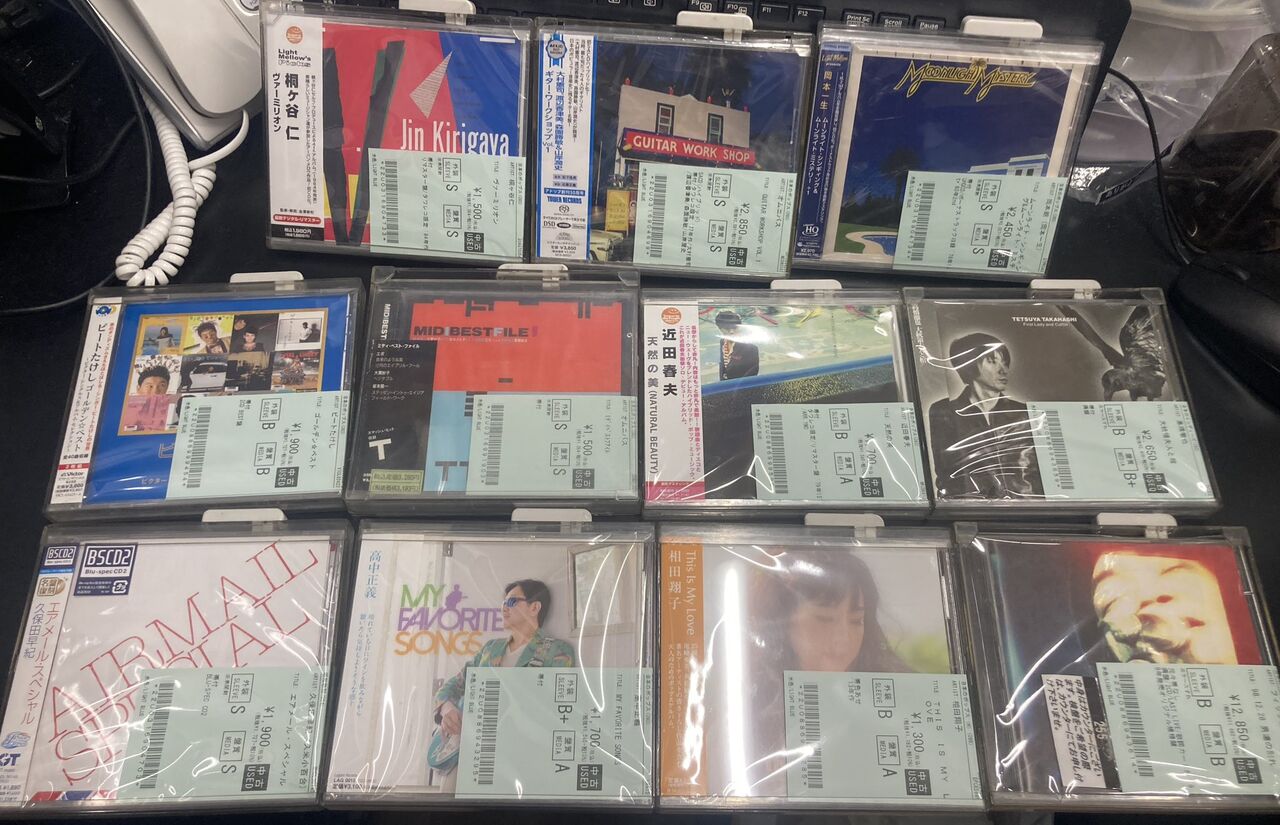 6/4(木)日本のロックポップス中古CD新入荷リスト！イカ天コンピ、割礼