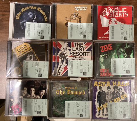 12/29(月)PUNK中古CD新入荷リスト！ANGELIC UPSTARTS、ASTA KASK、ZEKE