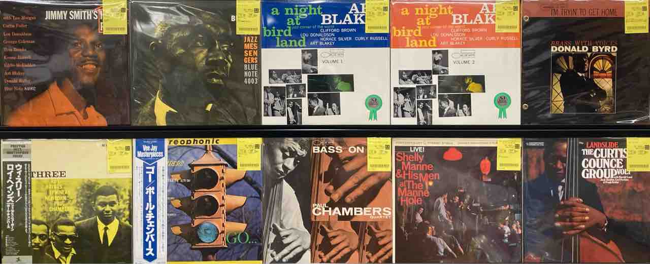 ART BLAKEY等のBLUE NOTE盤中心の新着中古レコードを放出いたしました