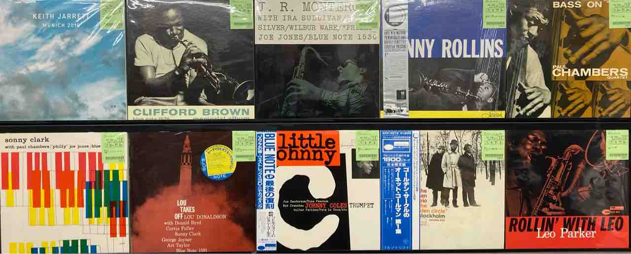 BLUE NOTEの国内盤帯付〜中級クラス廃盤等の新着中古レコードを300枚 