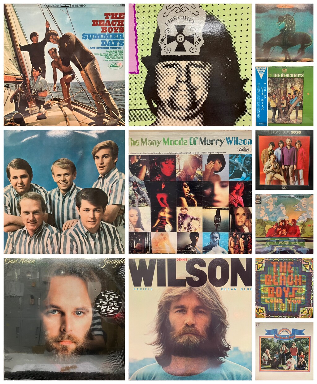中古アナログ新入荷】R.I.P BRIAN WILSON BEACH BOYS 新着レコード