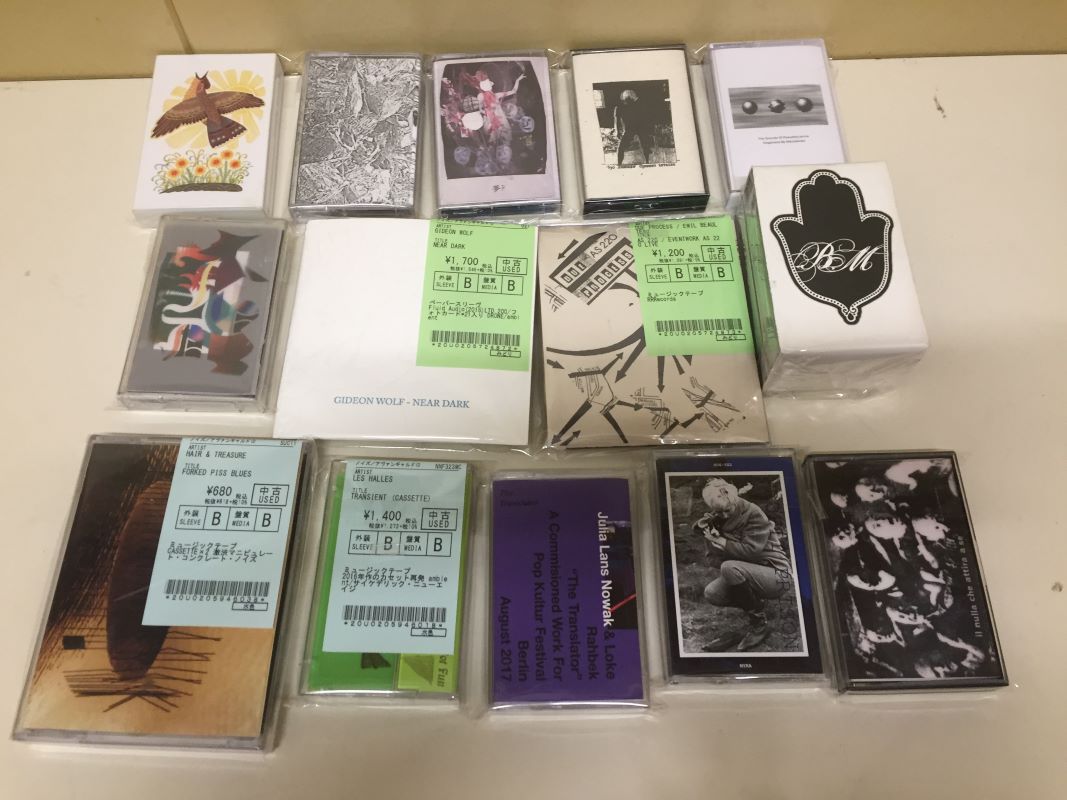 中古新入荷】ノイズ・アヴァンギャルド系カセットテープ50点近く