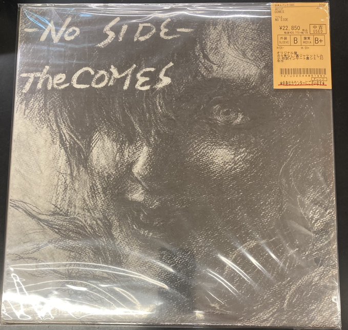 中古新入荷情報】COMES『NO SIDE』オリジナル盤/