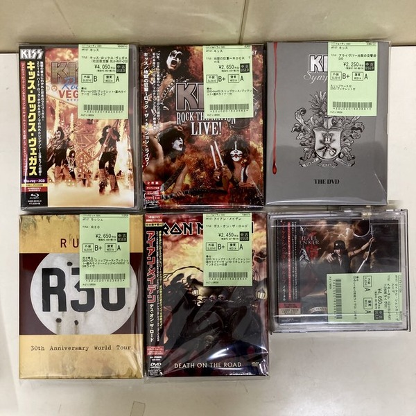 美品CDセット　HR/HM ⛧中古新入荷情報⛧】HR/HMの映像作品とCDまとめて入荷いたし
