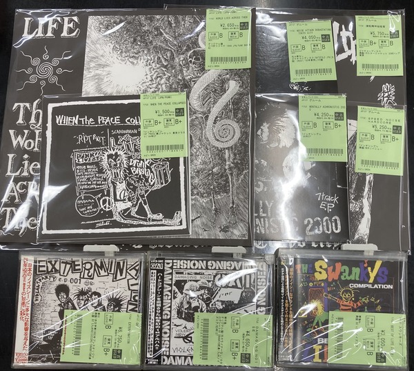 ☆PUNK中古新入荷情報☆90's～00'sジャパコアLP,CD,7インチ一斉