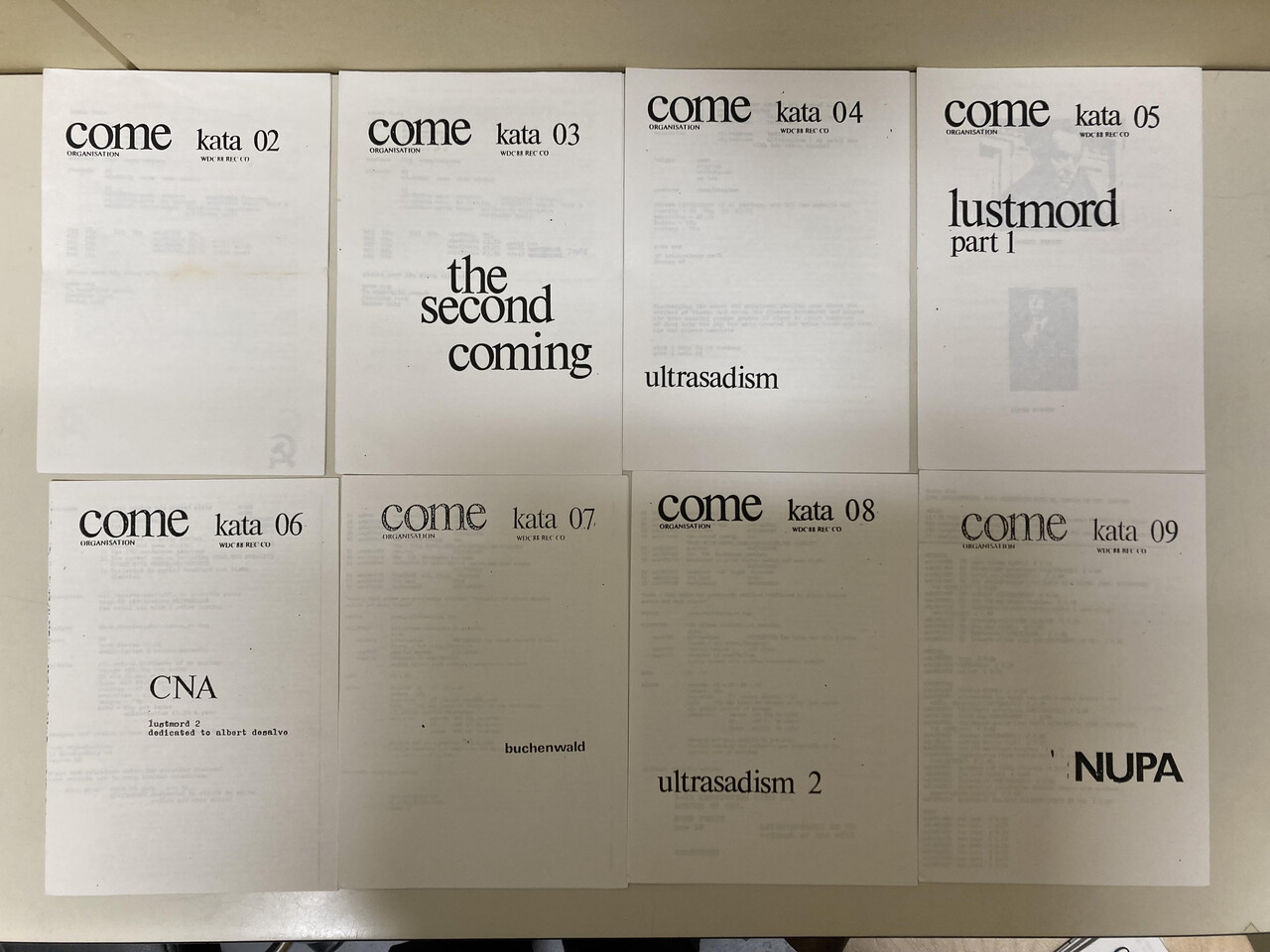 中古新入荷情報】貴重なNOISE/AVANT系ZINE、大量入荷しました 中古新入荷情報】貴重なNOISE/AVANT系ZINE、大量入荷しました