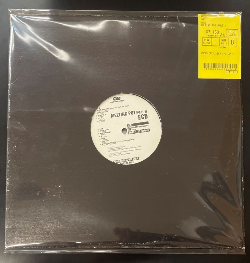 ECD - Melting Pot 白ラベル　プロモ盤　レコード ECD - Melting Pot 白ラベル プロモ盤 レコード 【公式通販】