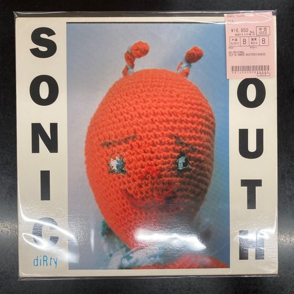 Sonic Youth / 国内盤アルバム８枚セット 中古新入荷情報】SONIC YOUTHの8thアルバム『DIRTY』(LP、US-ORIGINAL