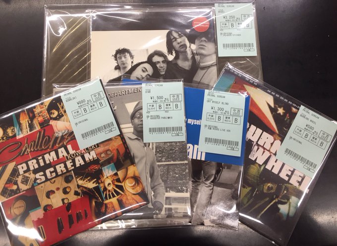 中古新入荷】PRIMAL SCREAM『ROCKS』などオリジナル盤7インチ