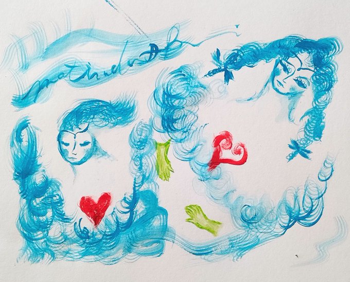 君のいる町　複製原画 瀬尾公治カラー複製原画 「君のいる町」