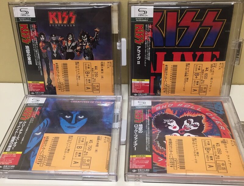 中古新入荷情報】キッス 「地獄の軍団」、「 アライヴII」、「 地獄の 