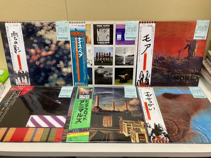 中古新入荷情報】ピンク・フロイド、デヴィッド・ギルモア、シド