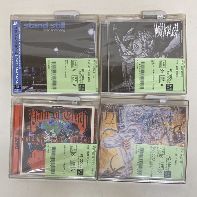 PUNK中古新入荷情報】パンク、ハードコアのCDまとめて入荷致し